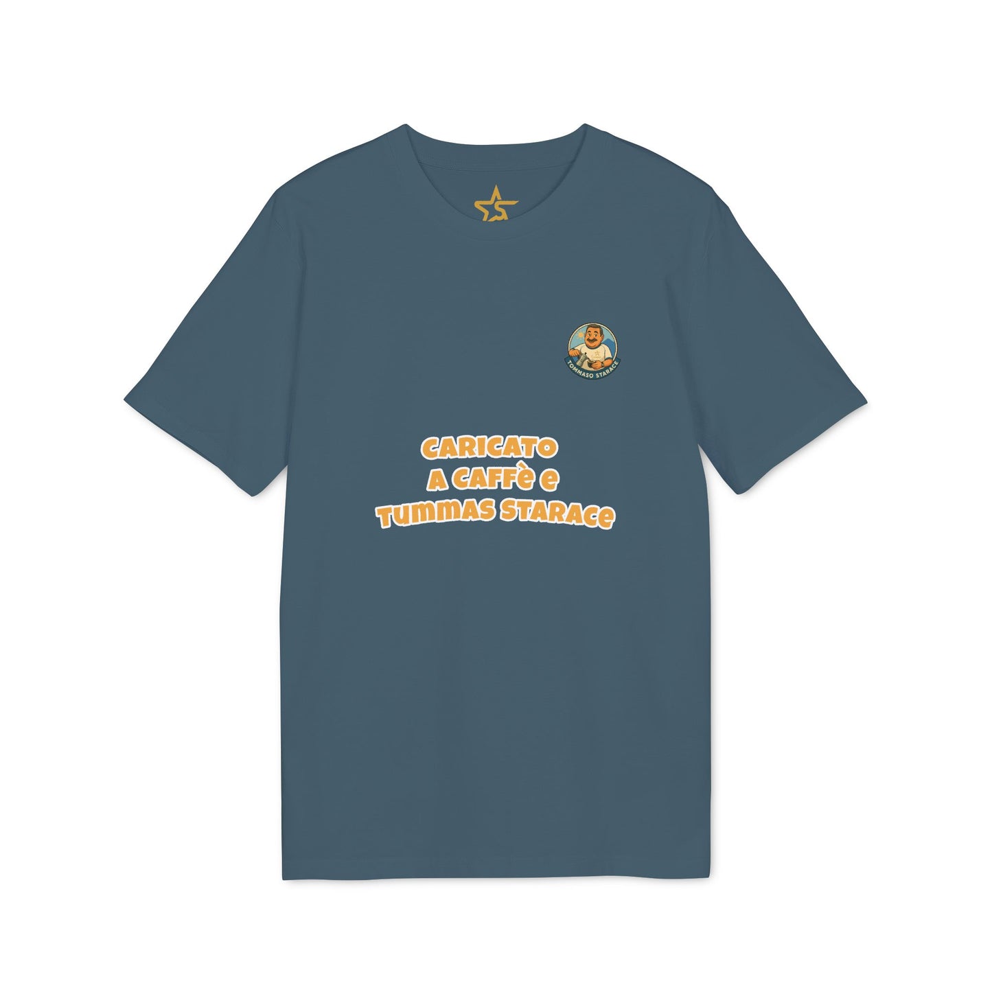 T-Shirt Unisex “Caricato a Caffè” - Cartoon