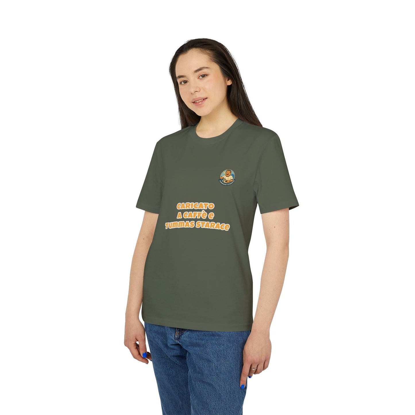 T-Shirt Unisex “Caricato a Caffè” - Cartoon