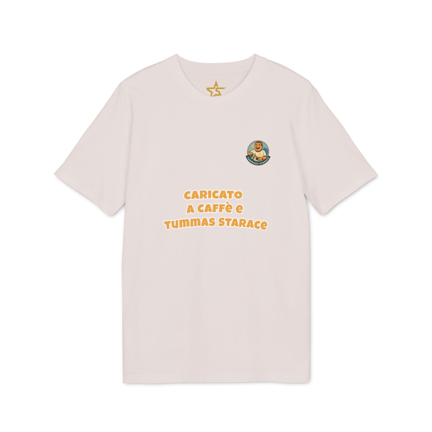 T-Shirt Unisex “Caricato a Caffè” - Cartoon