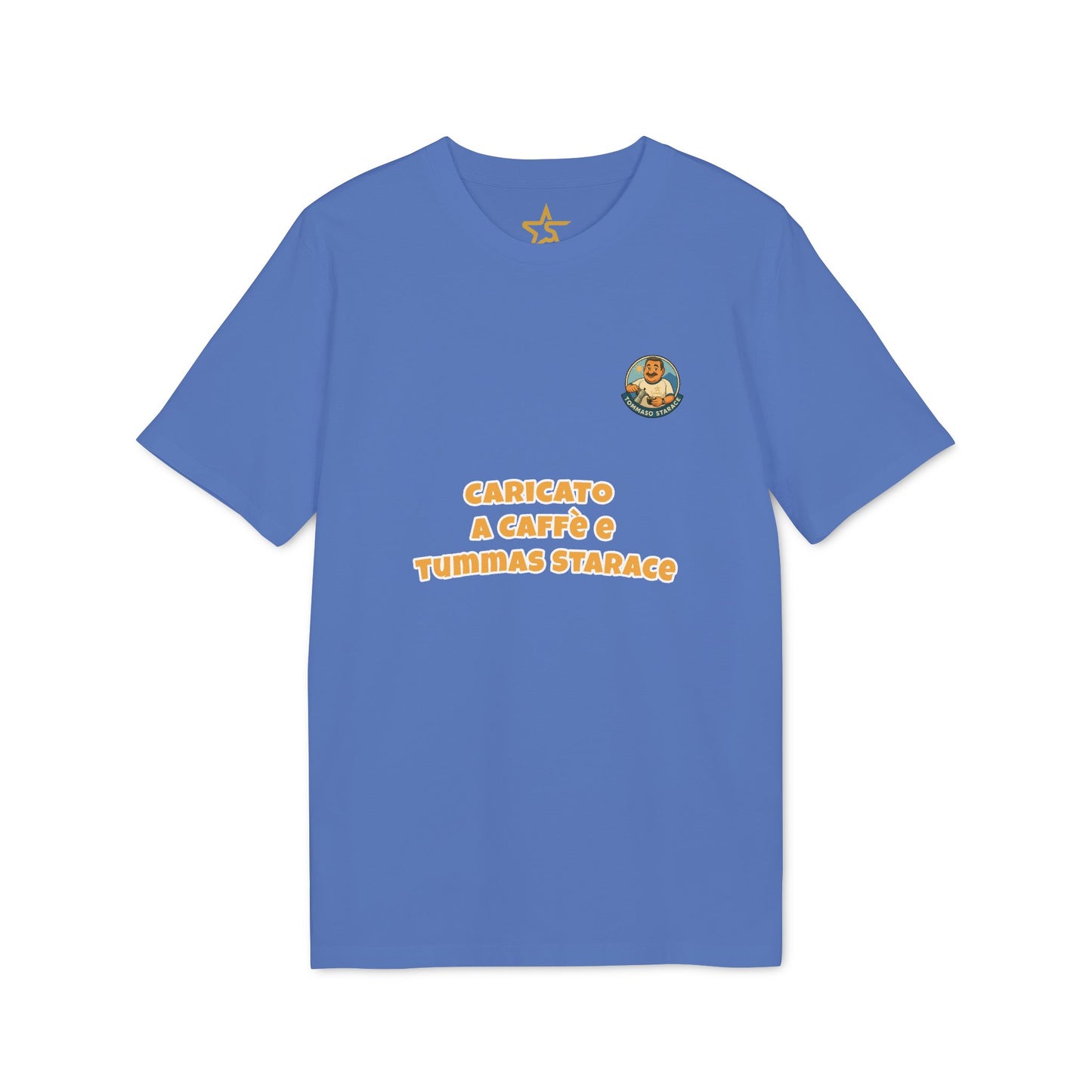 T-Shirt Unisex “Caricato a Caffè” - Cartoon