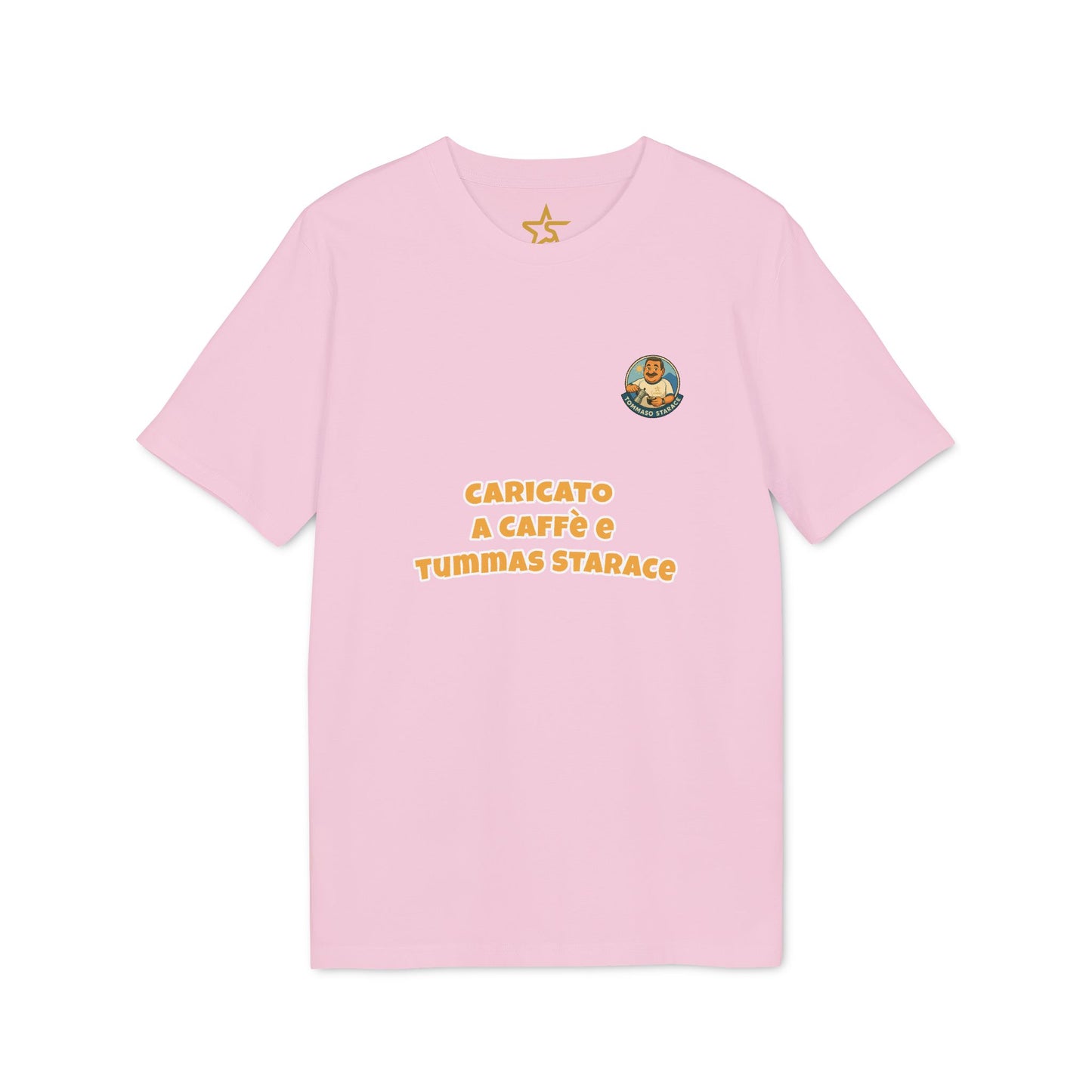 T-Shirt Unisex “Caricato a Caffè” - Cartoon