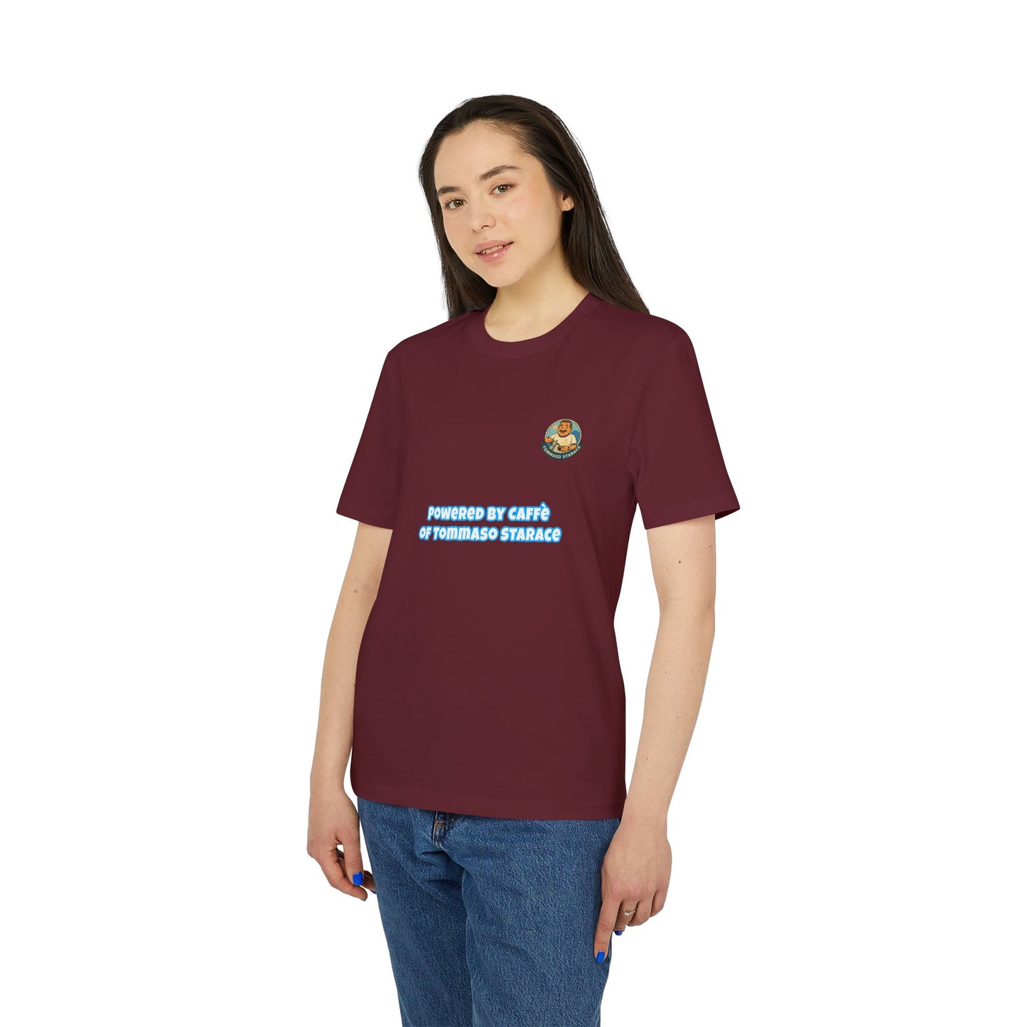T-Shirt Unisex “Powered by Caffè” – Cartoon