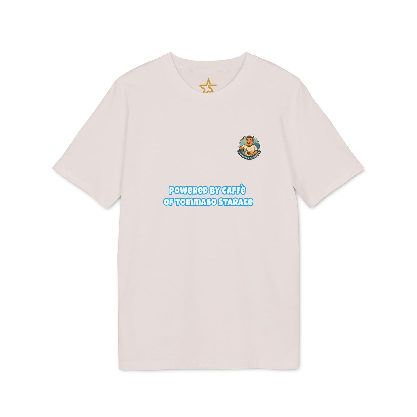 T-Shirt Unisex “Powered by Caffè” – Cartoon