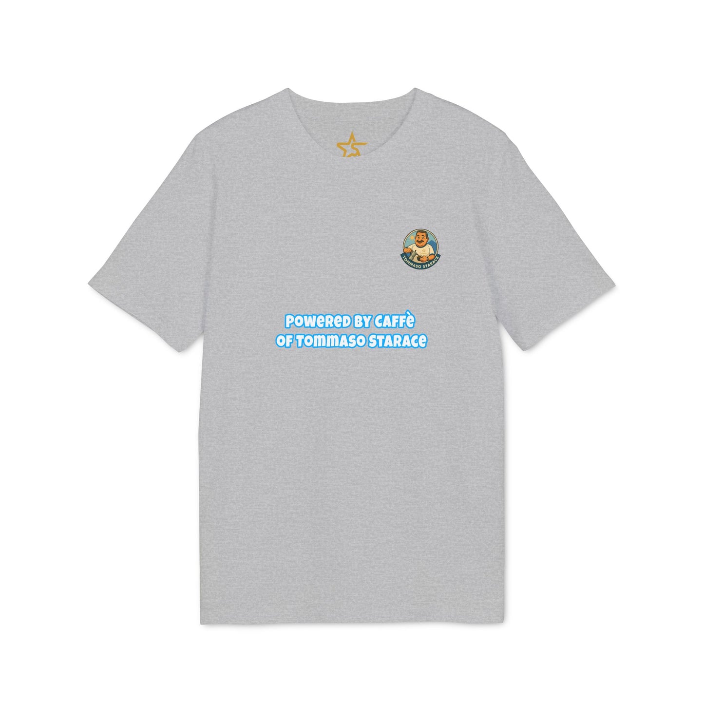 T-Shirt Unisex “Powered by Caffè” – Cartoon