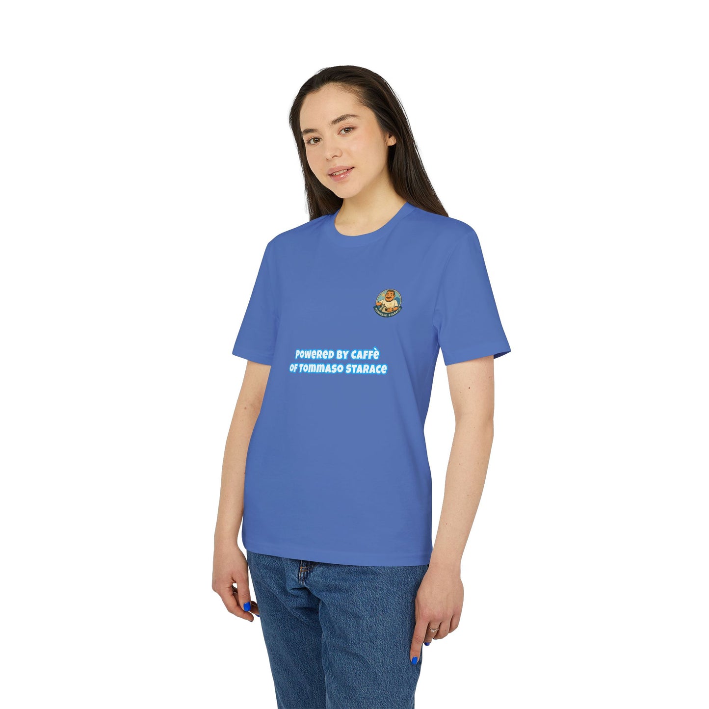 T-Shirt Unisex “Powered by Caffè” – Cartoon