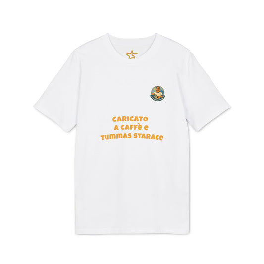 T-Shirt Unisex “Caricato a Caffè” - Cartoon