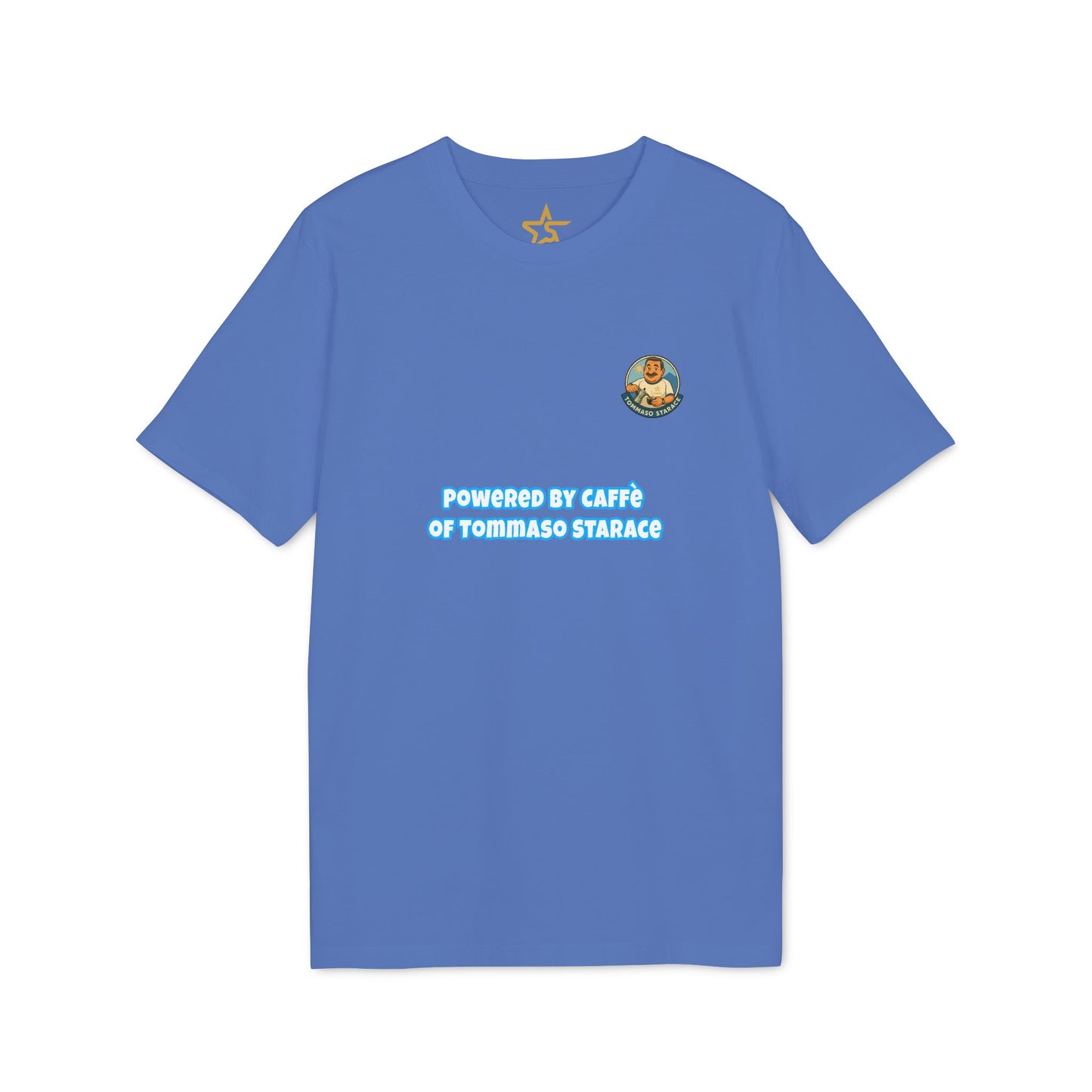 T-Shirt Unisex “Powered by Caffè” – Cartoon