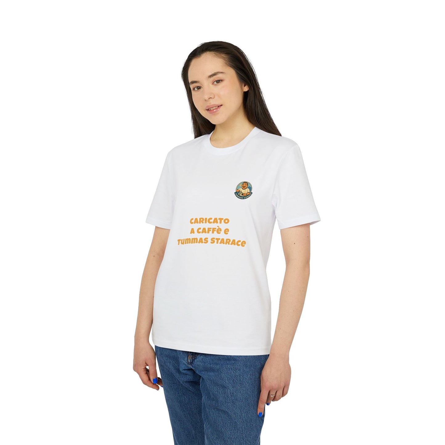 T-Shirt Unisex “Caricato a Caffè” - Cartoon