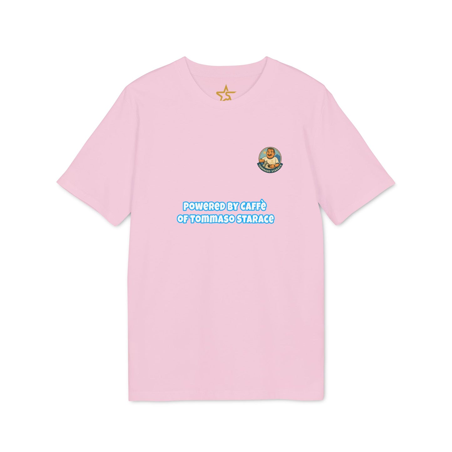 T-Shirt Unisex “Powered by Caffè” – Cartoon