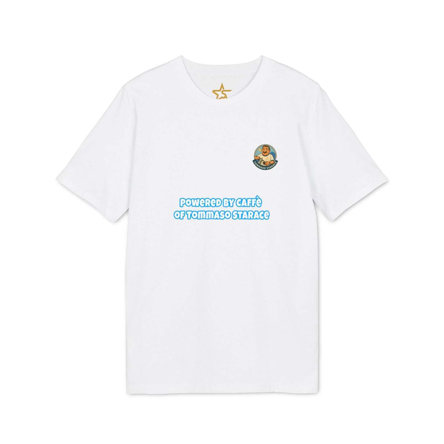 T-Shirt Unisex “Powered by Caffè” – Cartoon